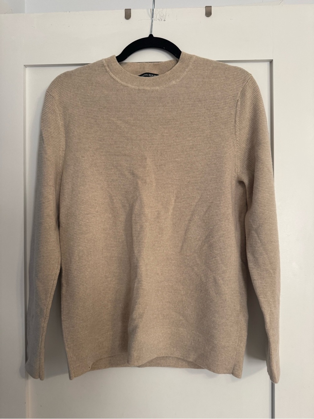 Banana Republic Men's Crewneck Sweater - Beige